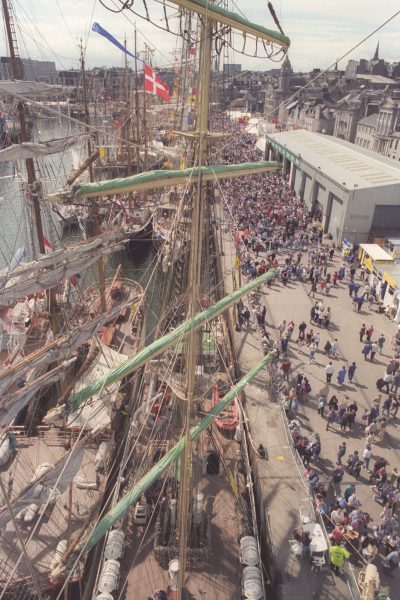 21/10/22 Scans of 35mm neg from Tallship race visit to Aberdeen July 1991