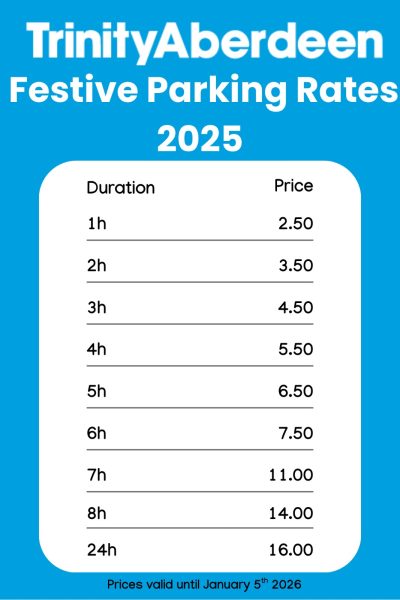 Trinity Parking tariff